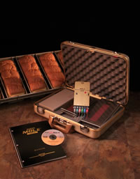 ECD's Gold M.O.L.E.(r) Profiler and Baking Kit with color indexed thermocouples.