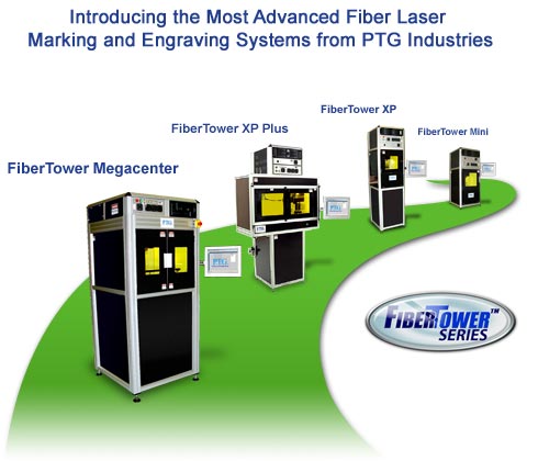 fiber laser marking tower